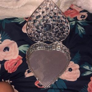 Heart shaped jewelry holder
